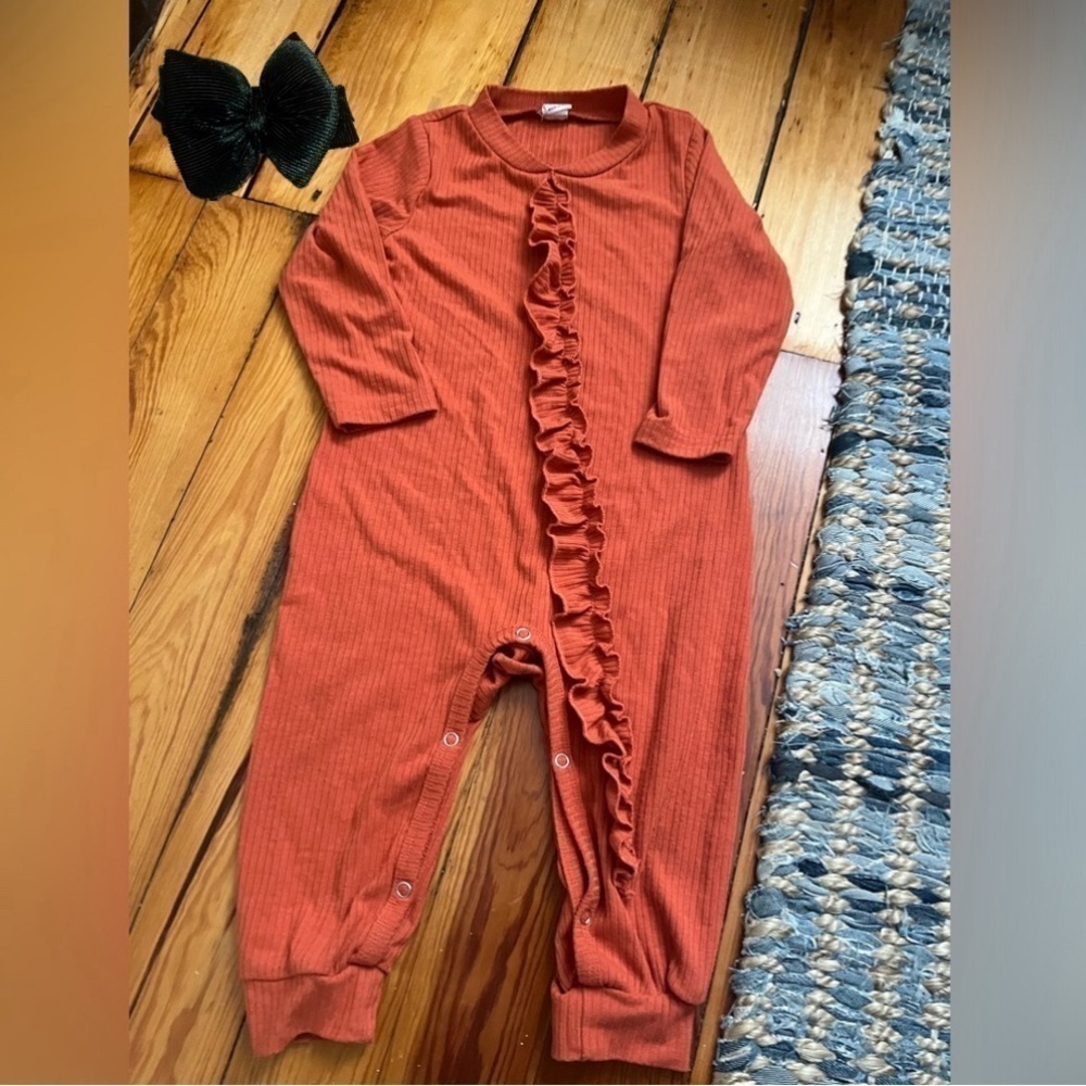 Pumpkin Orange one piece 18 -24m